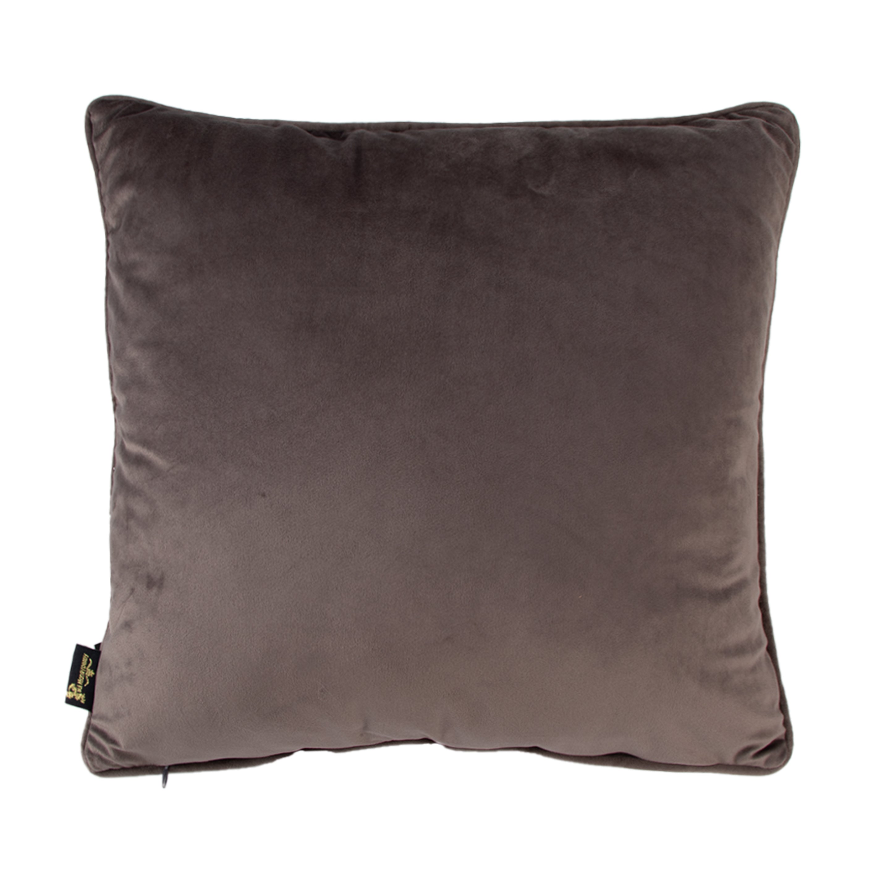 Malini Pollenca Black Splash Of Must Square Cushion